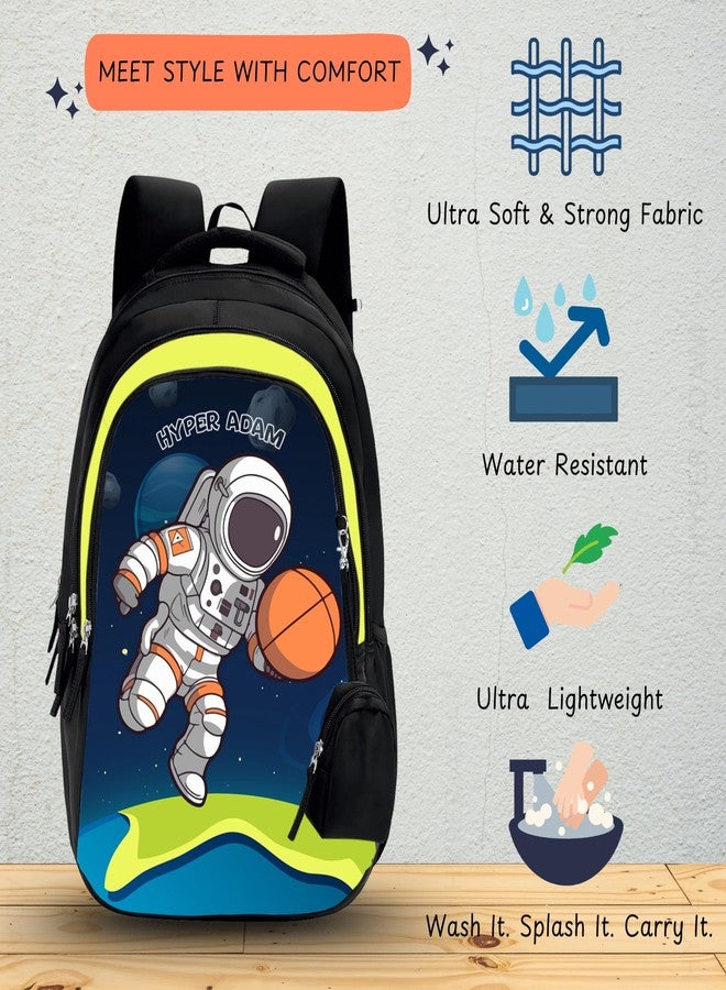 Hyper Adam 35 ltr School Bag College Backpack For Travel Office Multipurpose Backpack Picnic Bag for Boys & Girls (Astronaut) - Image 2